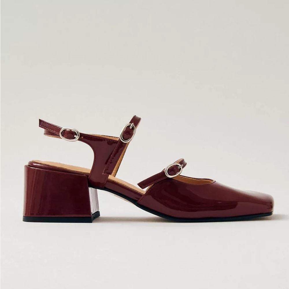 Alohas Withnee Patent Leather Mary Jane Heels